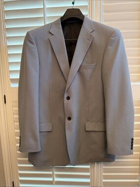 Houndstooth Two-Button Notch Lapel Blazer